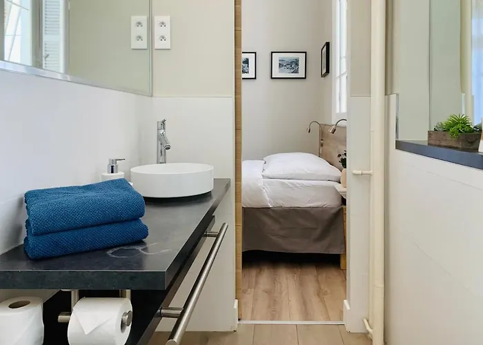 アパート Stunning Flat With Sea View & Garden On Promenade Da ニース